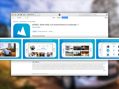 MUROL - App Store Update app store iphone landscape mac murol photography screenshots