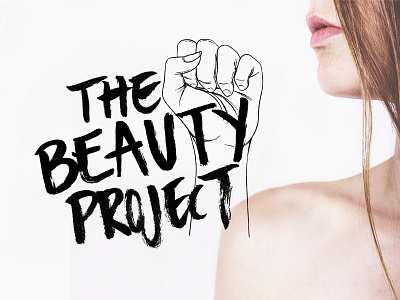 The Beauty Project // Logo Design beauty design empowerment logo women