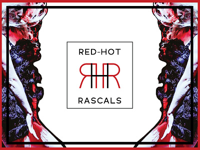 Red-Hot Rascals // Logo Design dance design handwritten logo minneapolis typography