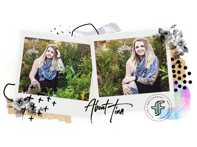 About Page Banner branding watercolor graphic typography illustration photography collage design banner website