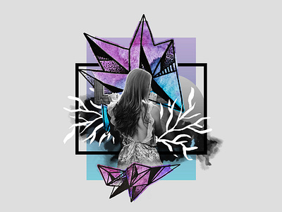 Cosmic Crystals Collage // Alayna