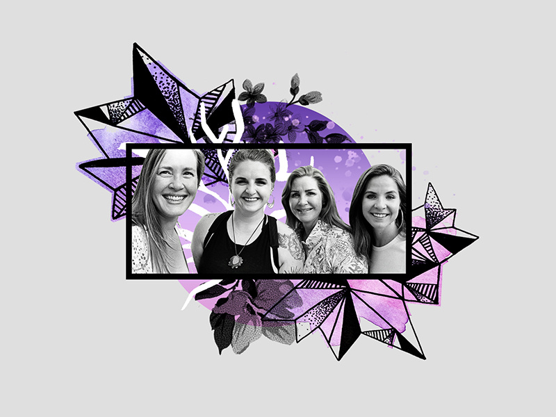 Cosmic Crystals Collage // Memories of Alayna collageart flowers watercolor collection watercolor cosmic crystals geometric design digital collage