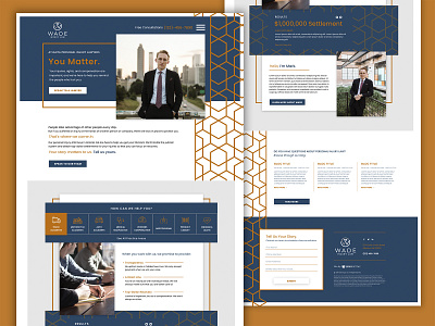 Law Firm Homepage Design attorney branding court design firm law lawyer typography ui website