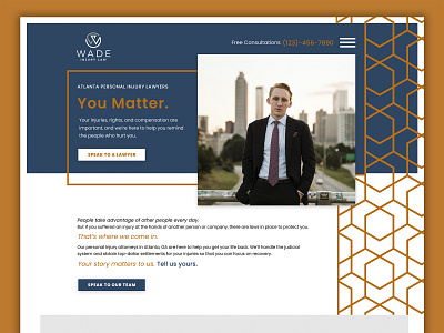 Law Firm Homepage Design attorney branding court homepage landing page law firm lawyers typography ui web design