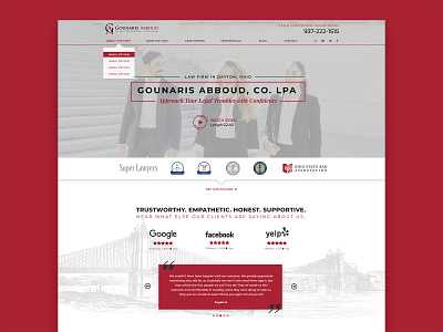 Law Firm Website Design branding design landing page ui user interface ux web design website