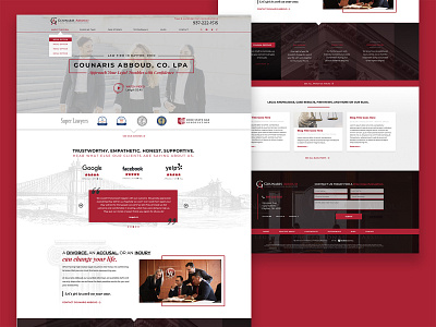 Law Firm Homepage Design