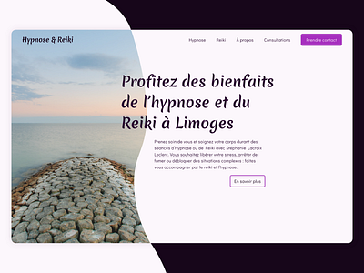 Hypnose & Reiki - Landing page