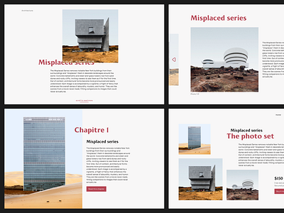 Misplaced Series - Web Composition art compoisition interface misplaced series ui ui design web