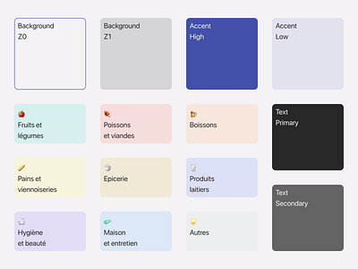 Pale color scheme - Shopping List App - #UI app color list pale palette scheme shopping trend ui