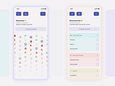Ma liste de courses - #Shopping #List #App #UI