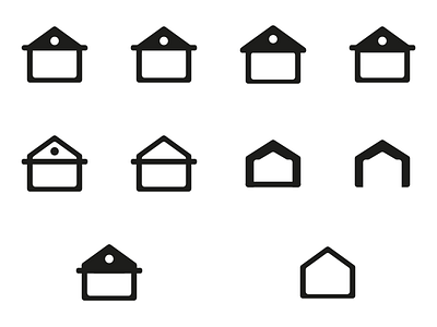 Home Icon Set - Free download in SVG