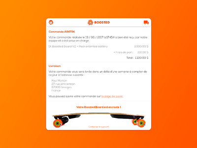 #DailyUI 17 - Boosted board Email Recept 17 board boosted dailyui email recept