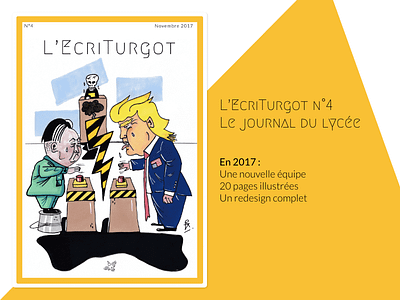 L'ÉcriTurgot n°4 4 couverture journal lecriturgot lycée newpaper school