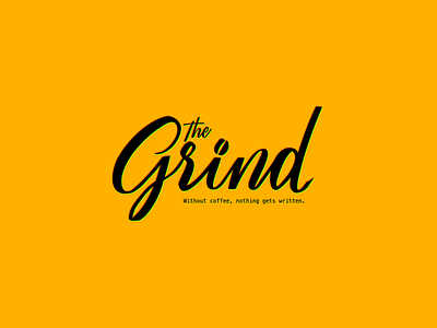 The Grind - #ThirtyLogos 2 2 coffee shop logo the grind thirtylogos