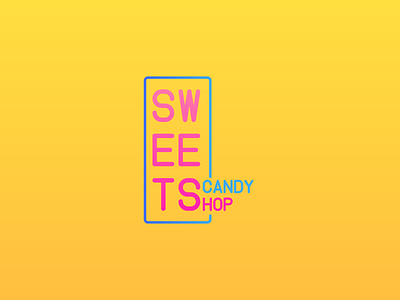 Sweets - #ThirtyLogos 11 11 candy shop challenge logo sweets thirtylogos typography