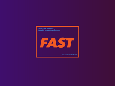 Fast - #ThirtyLogos 16 16 challenge fast logo thirtylogos typography