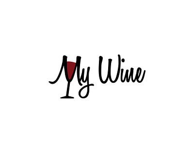 My Wine - #ThirtyLogos 26 26 challenge design illustration logo my wine thirtylogos vector