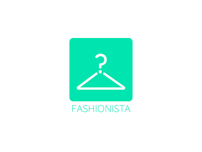 Fashionista - #ThirtyLogos 28 28 app challenge design fashionista icon illustration logo material thirtylogos vector