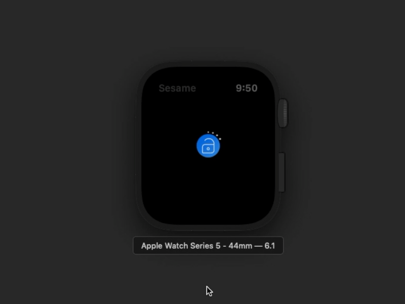 Sésame Password manager for Apple Watch