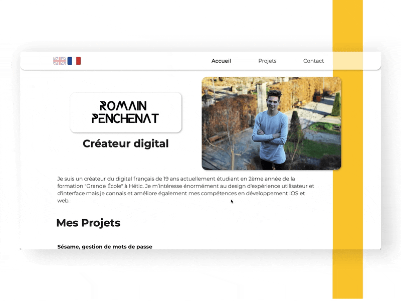 My Works - Portfolio update design portfolio portfolio site projects projets ui update works