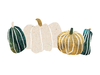 Simple Loose Pumpkins abstract brush design illustration illustrator texture vector