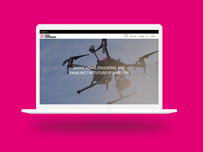 Home Page Hero Tech Website Design