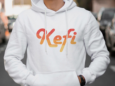 Logo Kefi design hoodie