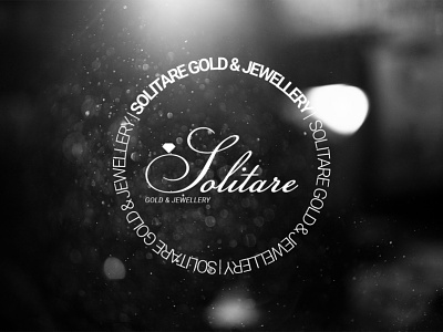 Solitare Logo Design branding design gold graphic design identity illustration logo photoshop vector