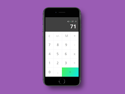 Calculator 004 calculator daily ui daily ui 004 dailyui dailyui004 ui