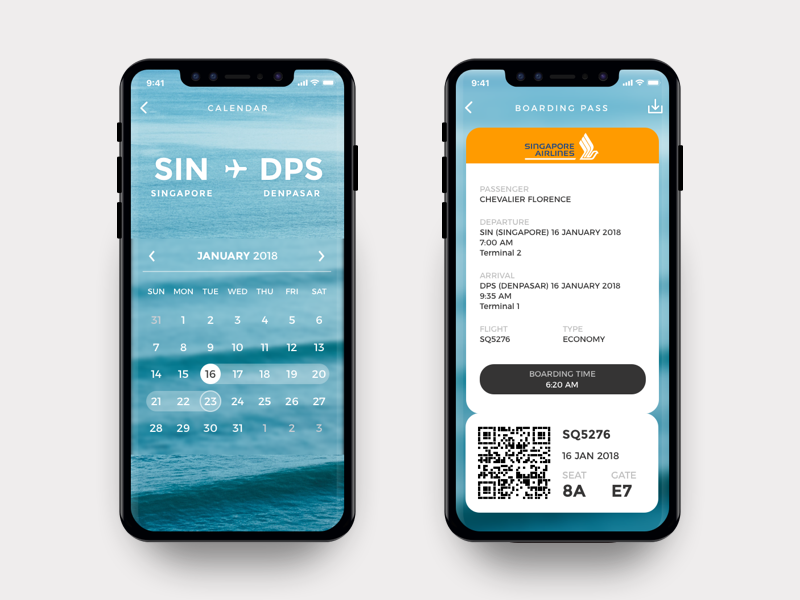 Boarding Pass flight calendar travel boarding pass daily ui 24 dailyui024 ui daily ui 024 daily ui dailyui