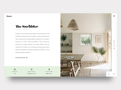 Wedding Venue - Quick View boho interior minimal mint surf web white space