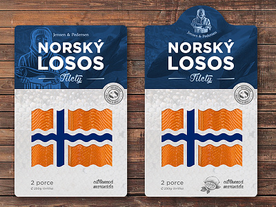 Norwegian salmon packaging