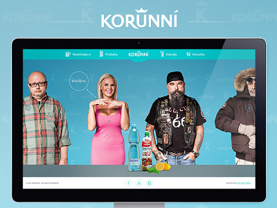 Korunni campaign always design differently ui video water web webdesign