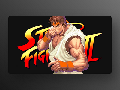 Street Fighter – WIP adobe adobexd app gaming landing page photoshop ui ux web webpage xd