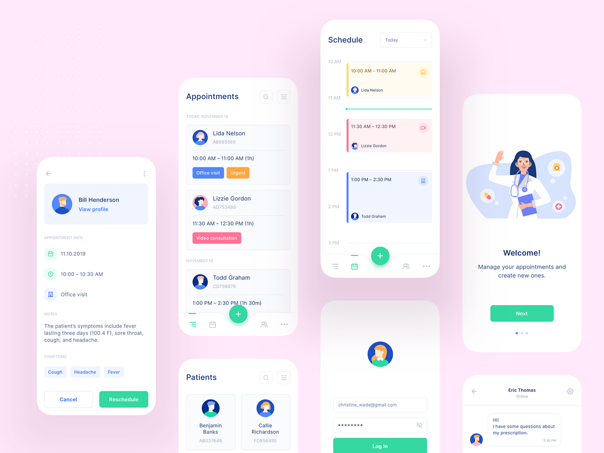 Medical App by UGEM on Dribbble