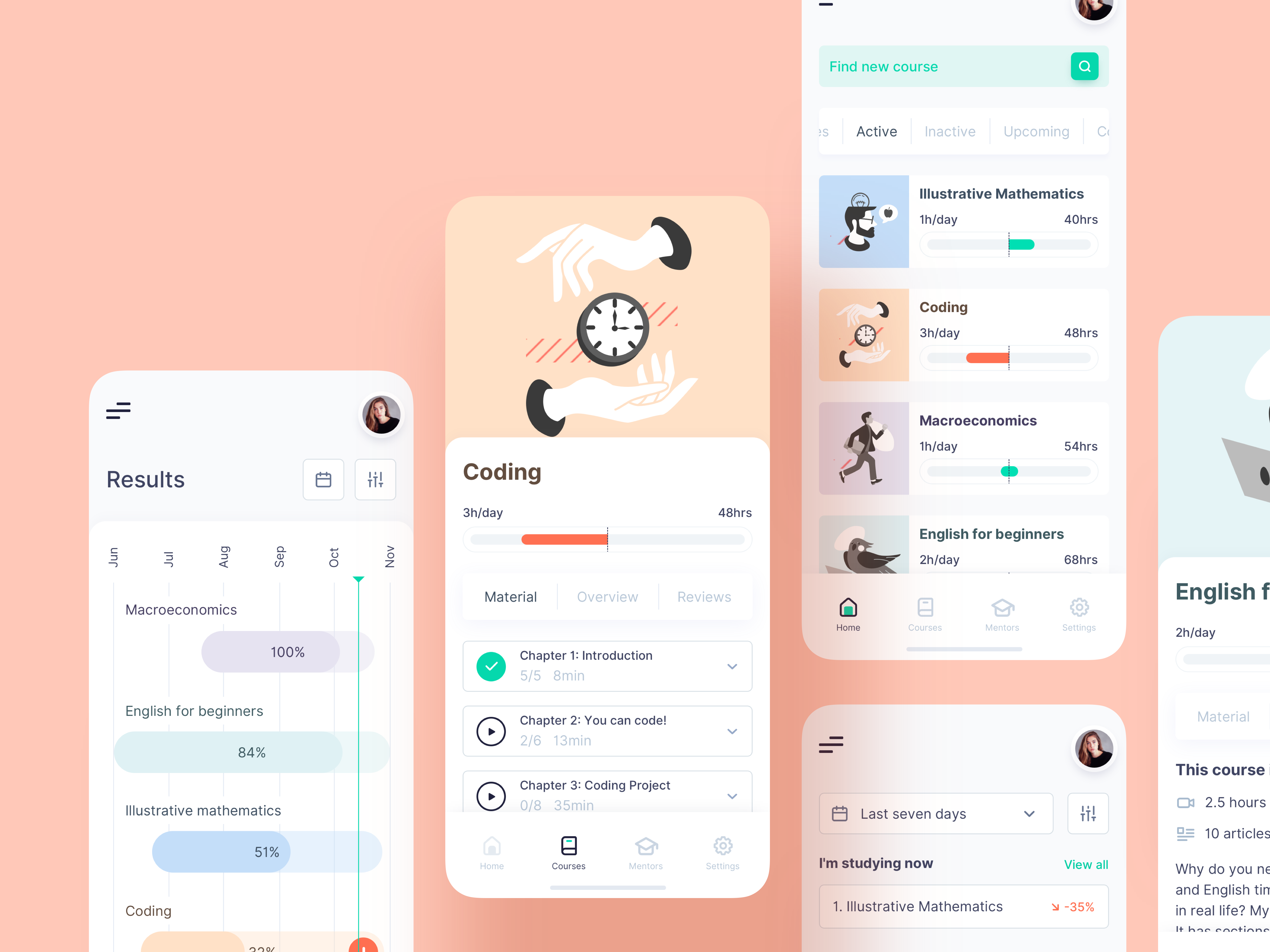 Learning App by UGEM on Dribbble