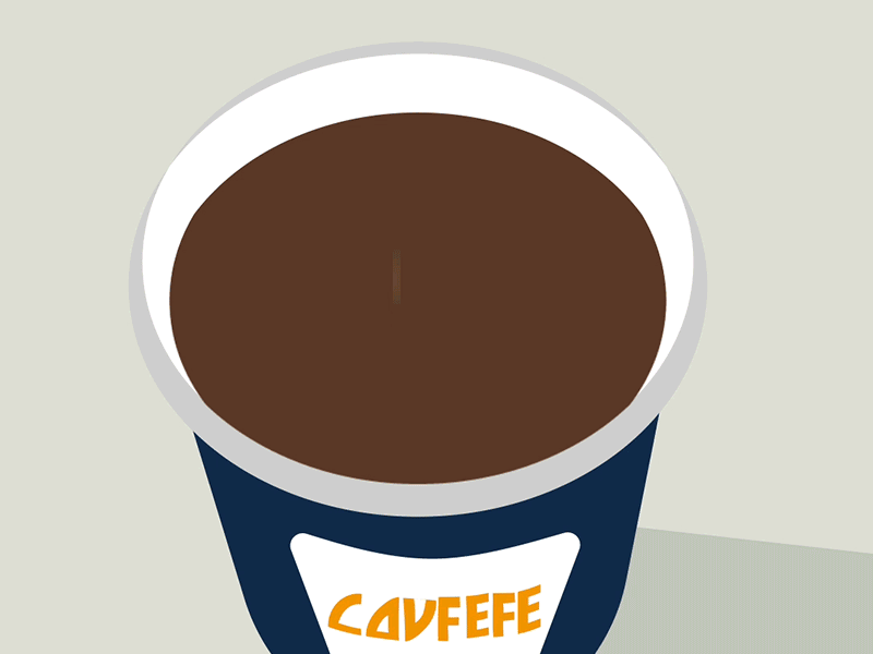 Covfefe after effects flat design gif motion graphics