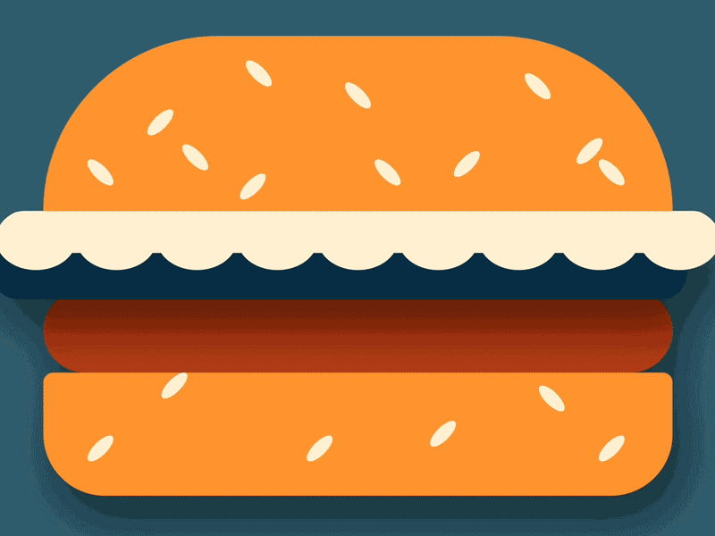Ronald McDonnie after effects flat design gif motion graphics