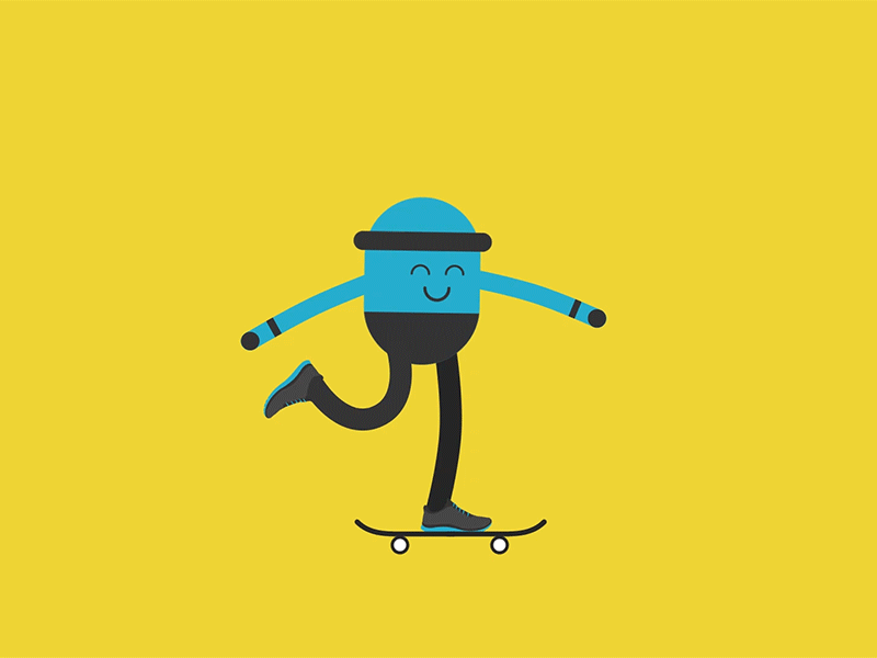 Happy Skateboard by Ahmed Mounir on Dribbble