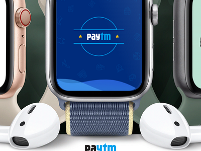 Paytm Redesign, Concept for Apple Watch apple watch payment paytm