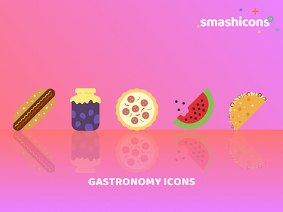 Smashicons - Food icons icons relaunch sets