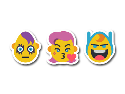 Dailyicon day 09 challenge - Create Emoji stickers icons cartoons characters dailyicon drawing emoji emojis icon icons illustrator smiley svg vector