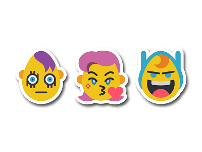 Dailyicon day 09 challenge - Create Emoji stickers icons