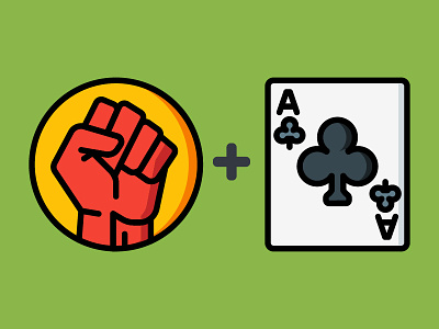 Dailyicon day 19 - Lets play Charades cards charades dailyicon fist fun games iconchallenge icons iconsets play