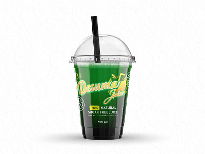 mockup cupdrink juice branding design graphic design logo mockup