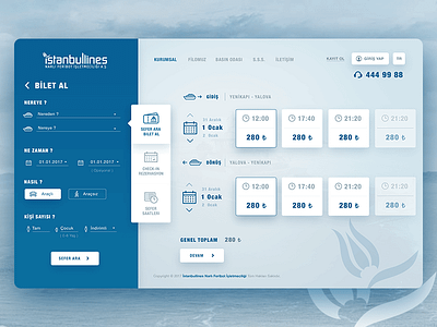 Ferry Ticket Booking Page booking ferry interface reservation shipping ticket transportation ui web website