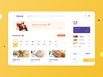 R+R : Food Delivery app mobile product ui ux