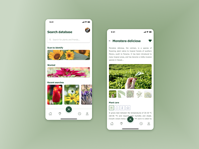 R+R : Nature Explorer app mobile product ui ux