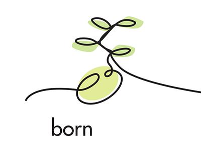 Born - icon for timeline brand branding design icon illustration illustrator ui