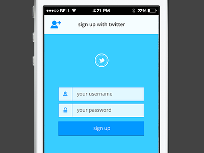 Signup Twitter
